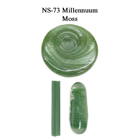 Millennium Moss Glass Rod (NS-73)