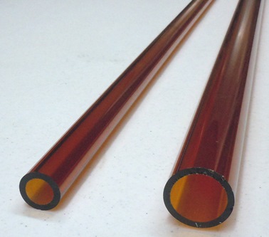 Amber Asian Glass Tubing