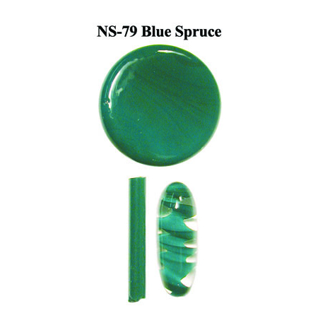 Blue Spruce Glass Rod & Glass Frit (NS-79)