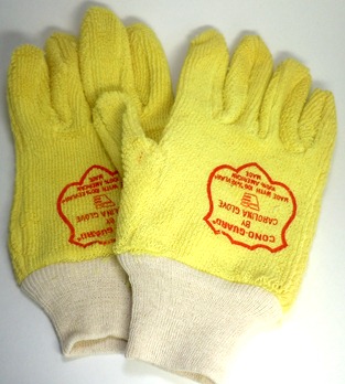 6” Terrycloth/Glass Fiber Kevlar Gloves-Sold per pair