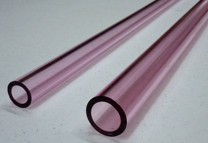Pink Asian Glass Tubing